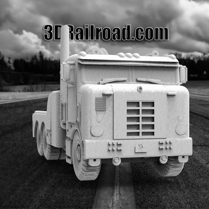 1955 Bullnose Wrecker - Custom Sculptures 3D Printed in Clear Resin
