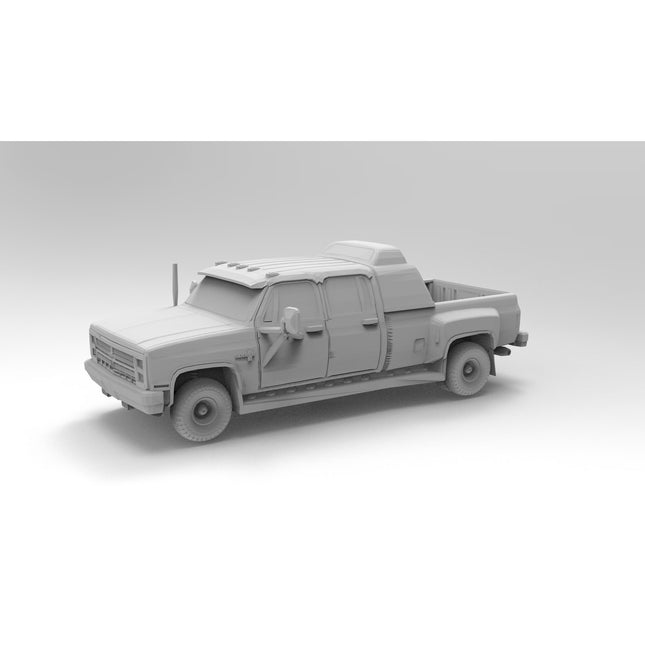 N Scale 1/160 1986 Chevy Dually Printed in Clear Resin