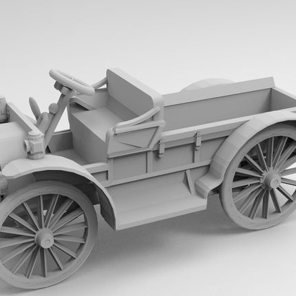 Truck - Custom Sculptures 3D Printed in Grey Resin